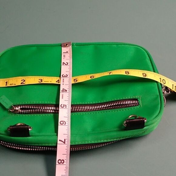 HKWP Travel Nylon Crossbody Adjustable Strap Front Pocket Woven   3 Zippers - Picture 6 of 11